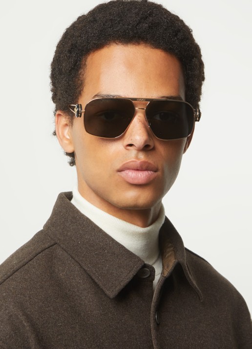 Versace Piloten zonnebril VE2269 - voorkant 5 goud