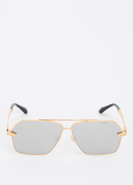 Versace Piloten zonnebril VE2284 - detail goud