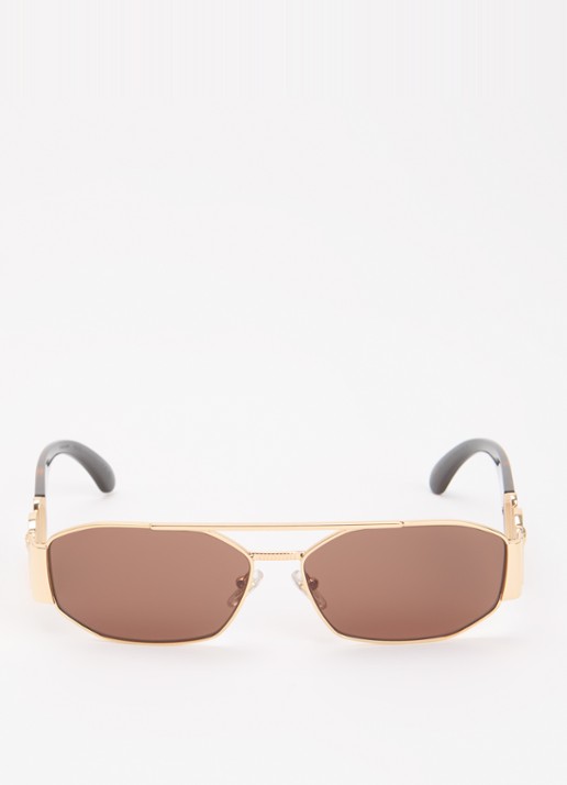 Versace Piloten zonnebril VE2287 - detail goud