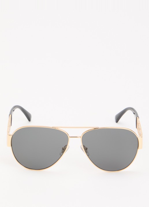 Versace Piloten zonnebril VE2289 - detail goud