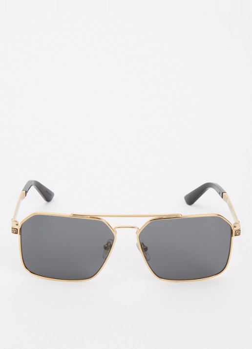 Versace Piloten zonnebril VE2306 - detail goud