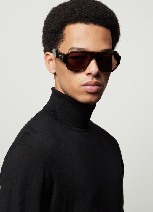 Versace Piloten zonnebril VE4436U  - voorkant 3 bruin