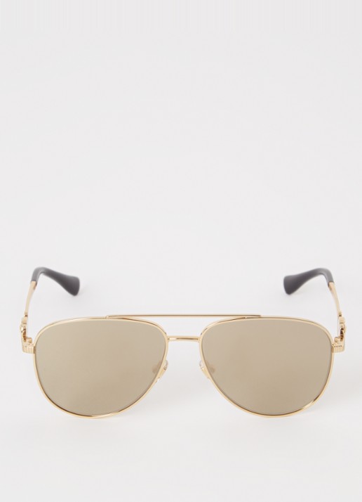 Versace Piloten zonnebril VK2002 - detail goud