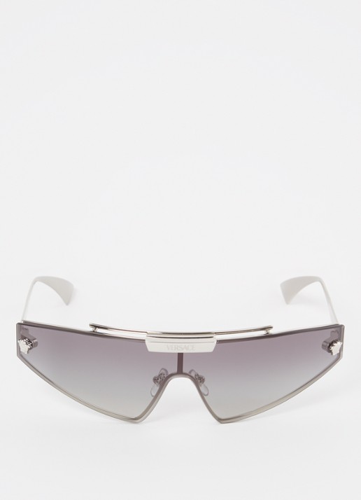 Versace Shield zonnebril VE2265 - detail zilver