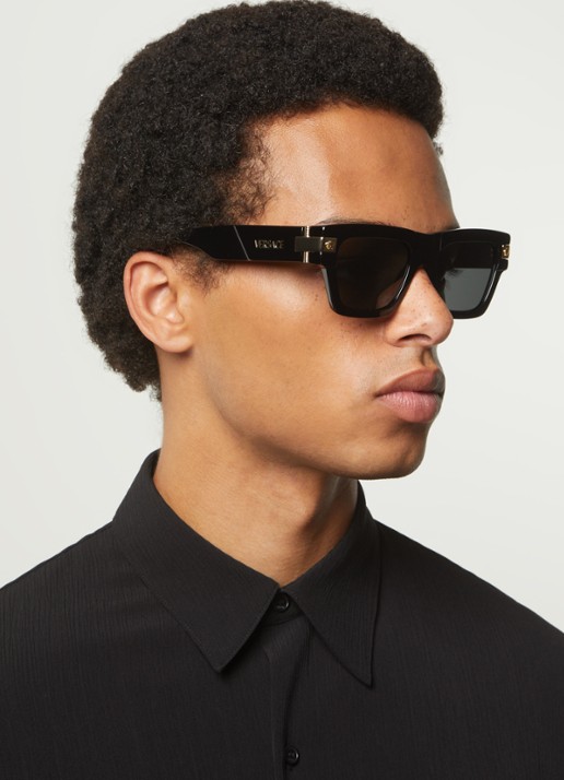 Versace Wayfarer zonnebril VE4464 - voorkant 2 zwart
