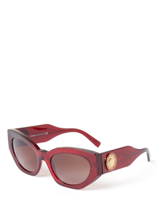 Versace Zonnebril VE4376B - voorkant 4 donkerrood