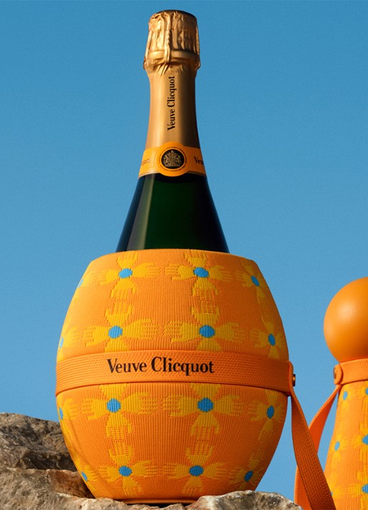 Veuve Clicquot Sun Totem Yellow Label champagne met wijnkoeler 750 ml - detail 3 beige