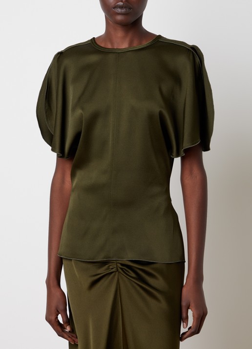 Victoria Beckham Bela top van satijn