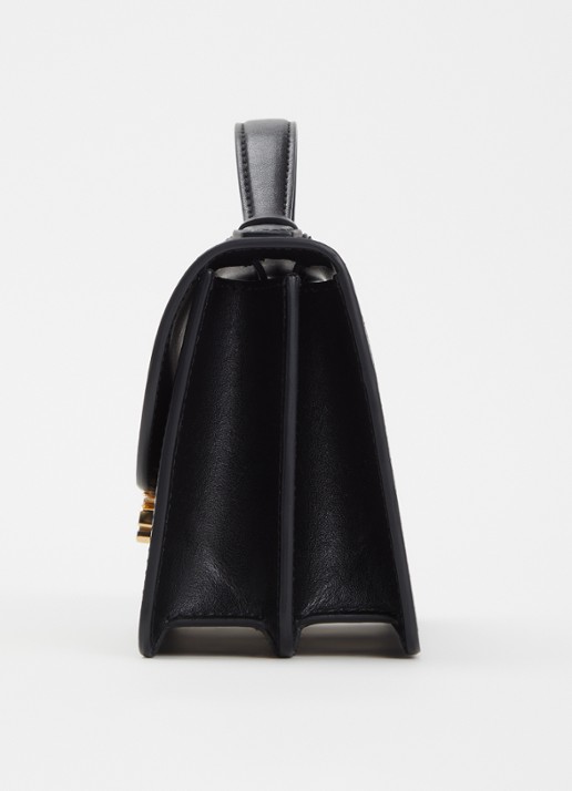 Victoria Beckham Dorian Small handtas van kalfsleer met afneembare schouderriem - detail 5 zwart