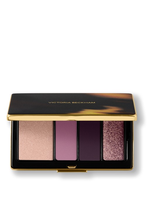 Victoria Beckham Eye Wardrobe Eyeshadow Quad Refill - oogschaduwpalette navulling - achterkant 7 orchid refill