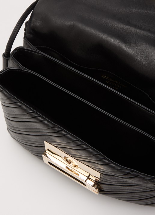 Victoria Beckham Soft Dorian schoudertas van kalfsleer - detail 2 zwart