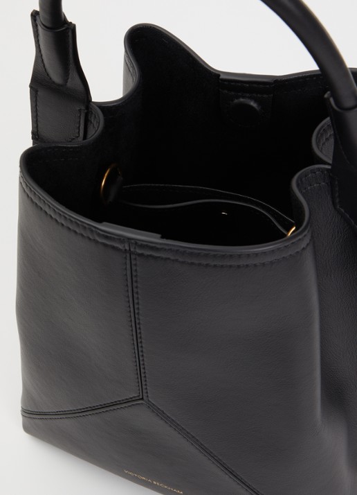 Victoria Beckham Victoria handtas van kalfsleer met afneembare schouderriem - detail 3 zwart