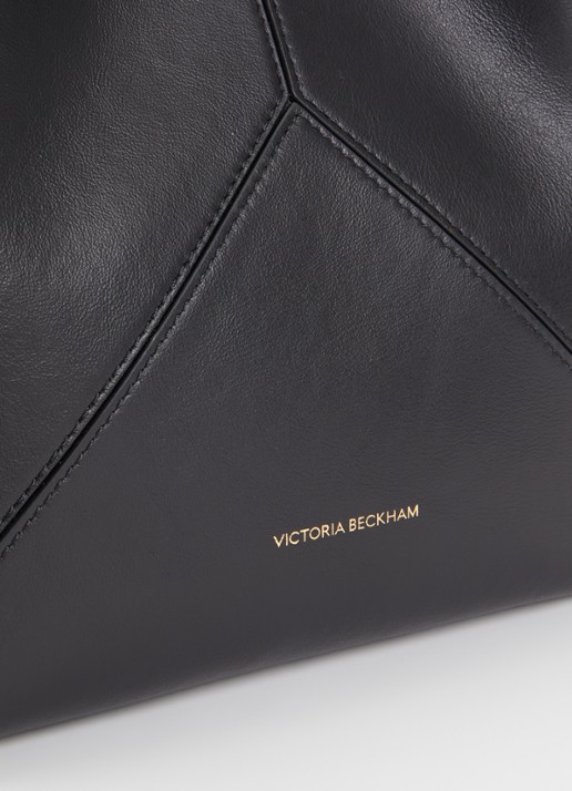 Victoria Beckham Victoria handtas van kalfsleer met afneembare schouderriem - detail 5 zwart