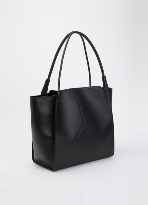 Victoria Beckham Victoria shopper van kalfsleer - achterkant zwart