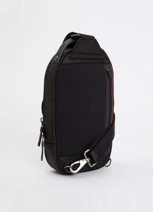 Victorinox Architecture Urban 2 crossbodytas met leren details - achterkant 4 zwart