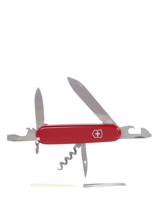 Victorinox Spartan zakmes 12-delig - detail steenrood