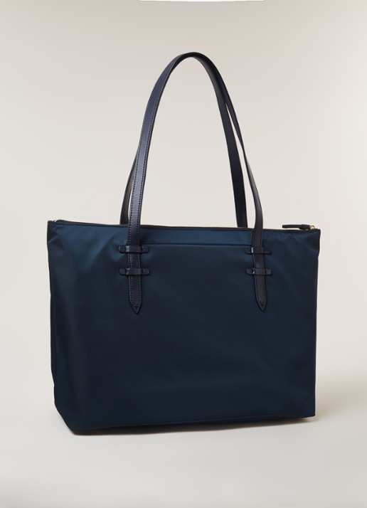 Victorinox Victoria 2.0 Deluxe schoudertas met 16 inch laptopvak - detail donkerblauw