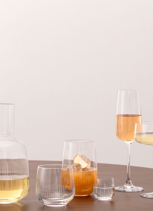 Villeroy & Boch Afina champagneglas set van 4 - detail 4 transparant