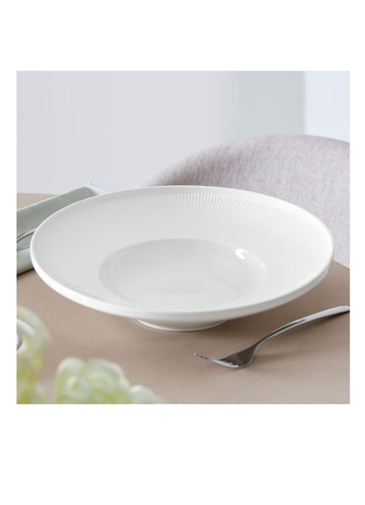 Villeroy & Boch Afina diep bord 29 cm - detail 3 gebroken wit