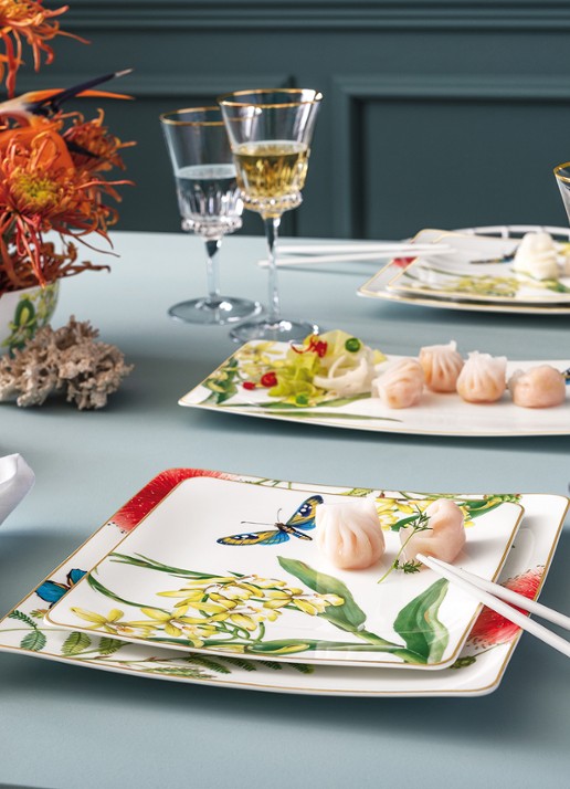 Villeroy & Boch Amazonia dinerbord 27 cm - voorkant 2 groen