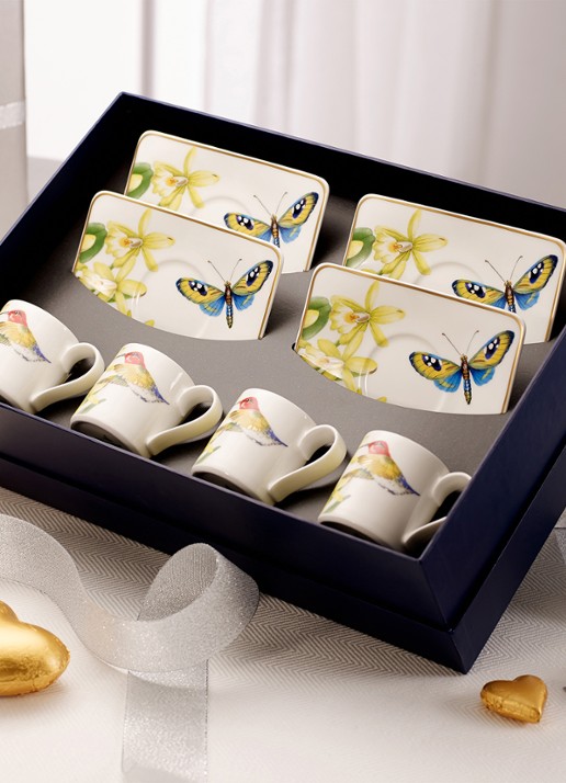 Villeroy & Boch Amazonia espressokopje 8 cl - achterkant 5 gebroken wit