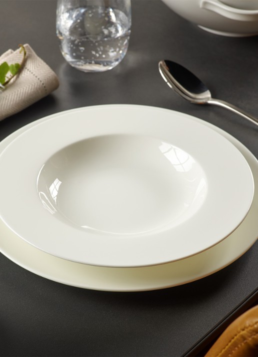 Villeroy & Boch Anmut diep bord 24 cm - achterkant 5 gebroken wit