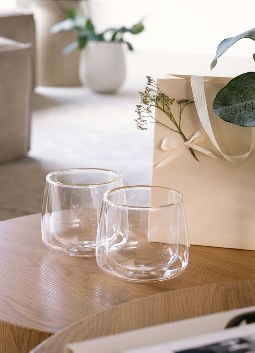 Villeroy & Boch Artesano dubbelwandig cappuccinoglas 25 cl set van 2 - detail 5 transparant
