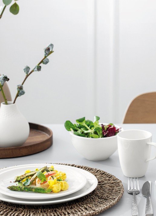 Villeroy & Boch Artesano mok 38 cl - voorkant 2 gebroken wit