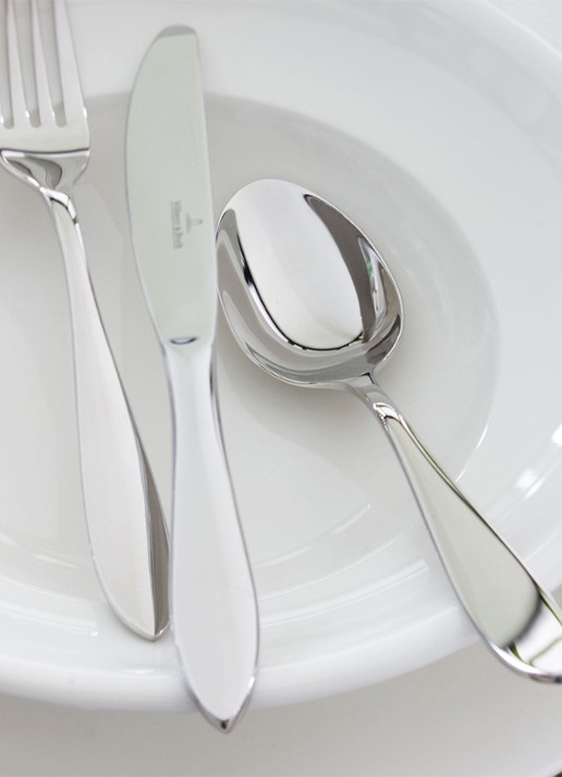 Villeroy & Boch Arthur bestekset 30-delig - detail roestvrijstaal