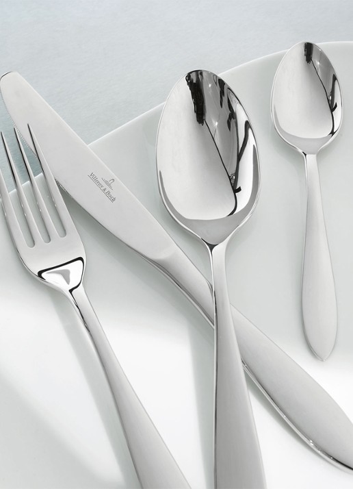 Villeroy & Boch Arthur Brushed bestekset 24-delig - voorkant 3 roestvrijstaal