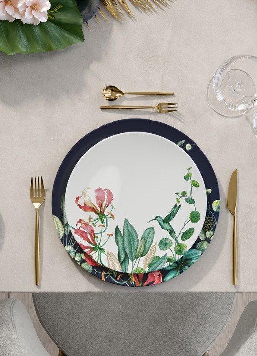 Villeroy & Boch Avarua dinerbord 27 cm - voorkant 2 gebroken wit