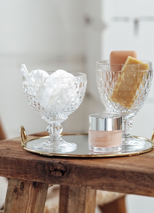 Villeroy & Boch Boston dessertcoupe 11 cm  - achterkant 4 transparant