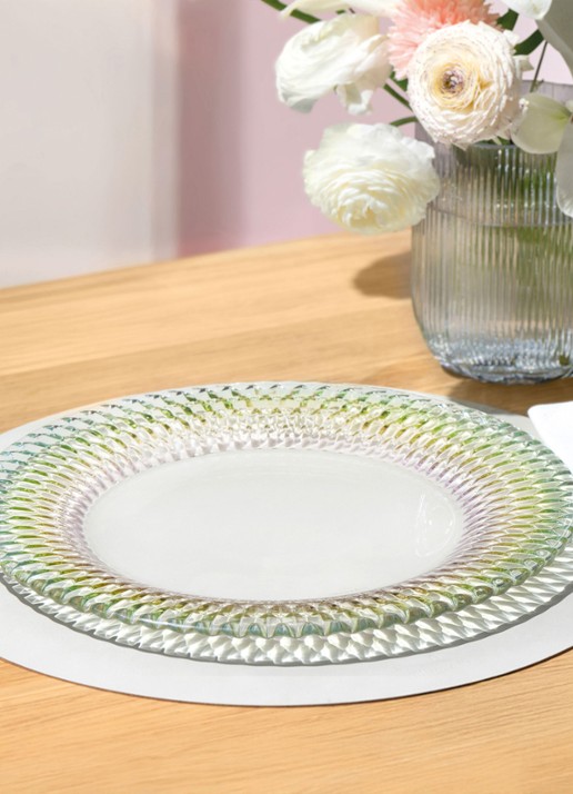Villeroy & Boch Boston Pearl onderbord 32 cm - voorkant 3 groen