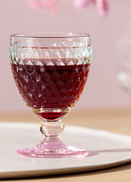 Villeroy & Boch Boston Pearl rode wijnglas 20 cl - detail multicolor