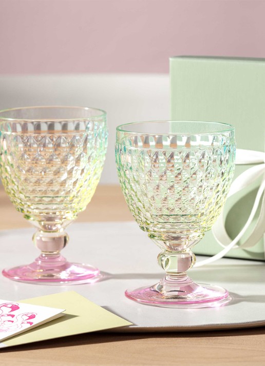 Villeroy & Boch Boston Pearl rode wijnglas 20 cl - voorkant 3 multicolor