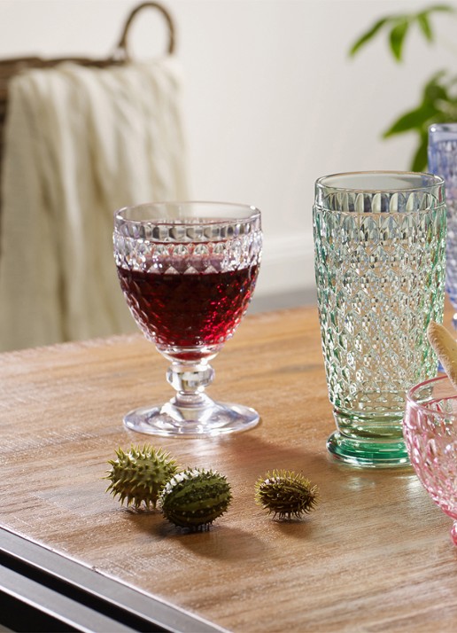 Villeroy & Boch Boston rode wijnglas 31 cl - achterkant transparant