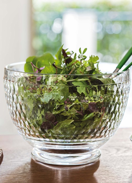 Villeroy & Boch Boston saladeschaal 21 cm - voorkant 3 transparant