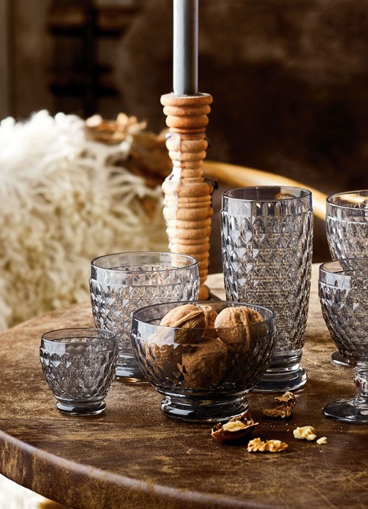 Villeroy & Boch Boston Smoke waterglas 33 cl - detail 2 grijs