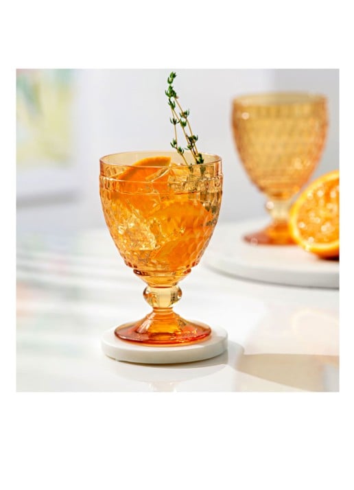 Villeroy & Boch Boston waterglas 25 cl - voorkant 3 oranje