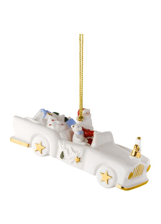 Villeroy & Boch Cadillac 2026 kersthanger 11,7 cm - voorkant 4 wit