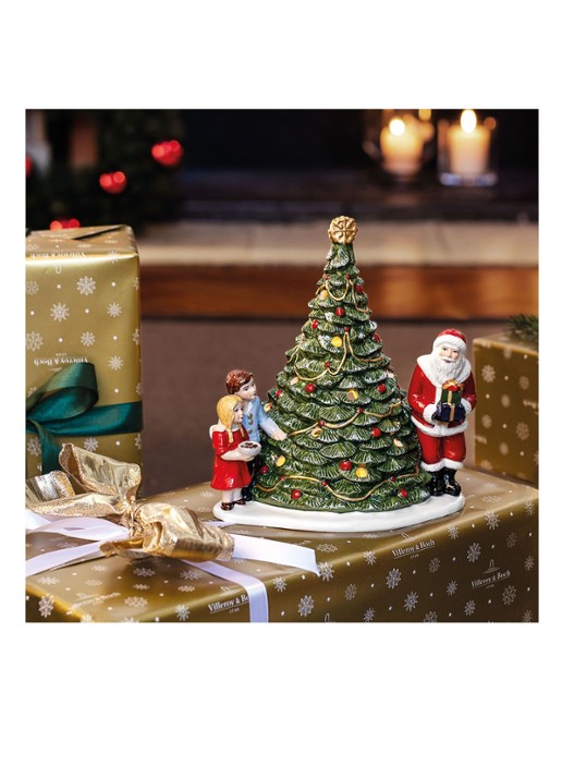 Villeroy & Boch Christmas Toy's waxinelichthouder 23 cm - detail 3 groen