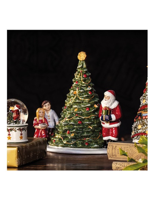Villeroy & Boch Christmas Toy's waxinelichthouder 23 cm - detail 4 groen