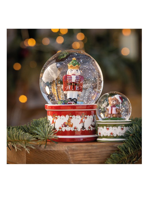 Villeroy & Boch Christmas Toys sneeuwbol 17 cm - detail 5 steenrood