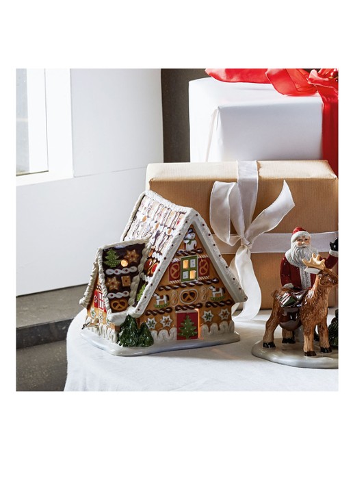 Villeroy & Boch Christmas Toys speeldoos en waxinelichthouder 16,5 cm - detail multicolor