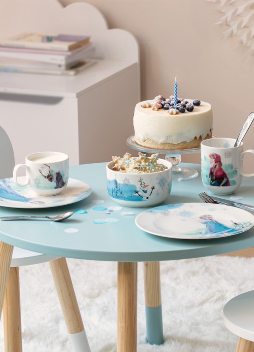 Villeroy & Boch Disney Frozen kinderbord 21,5 cm - achterkant 5 blauw