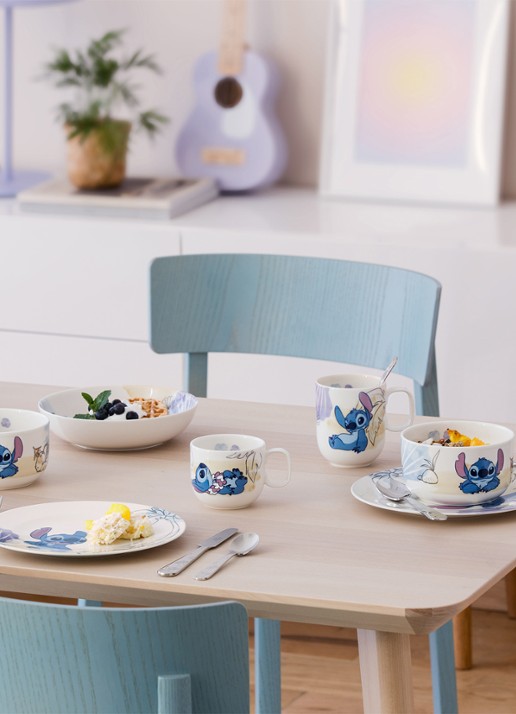 Villeroy & Boch Disney Stitch kinderbeker - achterkant 4 blauw