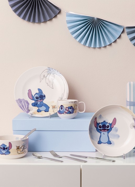 Villeroy & Boch Disney Stitch kinderbord 21,5 cm - detail 2 blauw
