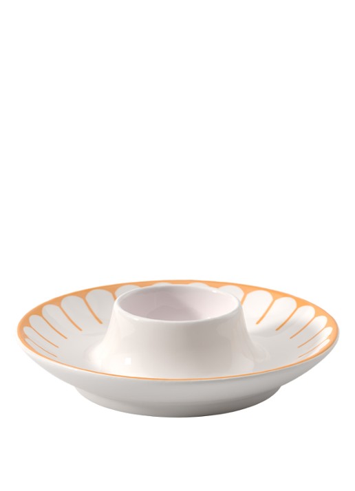 Villeroy & Boch Fleur eierdopje 11,5 cm - voorkant 3 geel