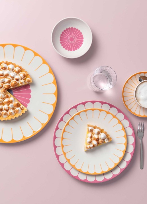 Villeroy & Boch Fleur kom 14 cm - detail roze