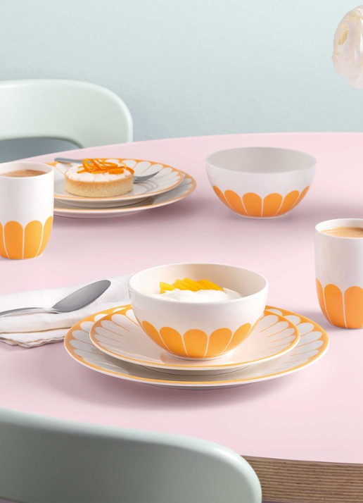 Villeroy & Boch Fleur kopje 29 cl - detail 3 oranje